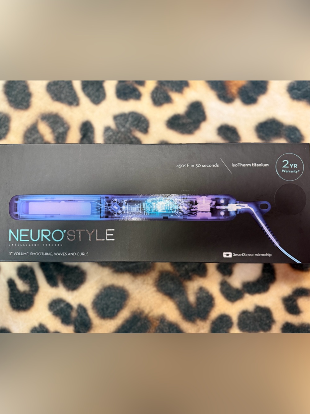 Paul Mitchell Neuro Style Flat Iron - Purple and Teal Accents